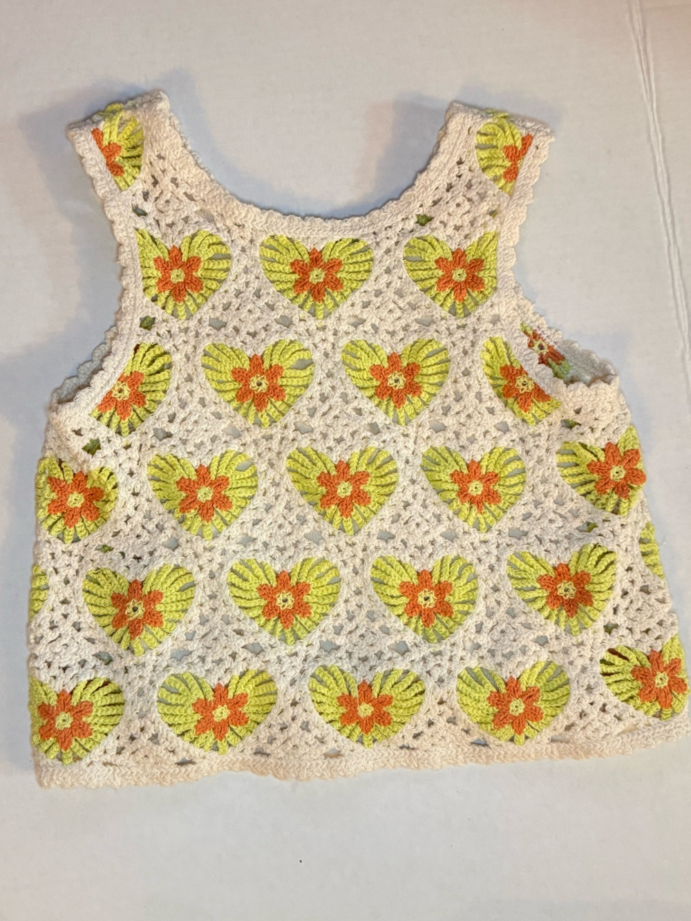 Zara crochet flower tank